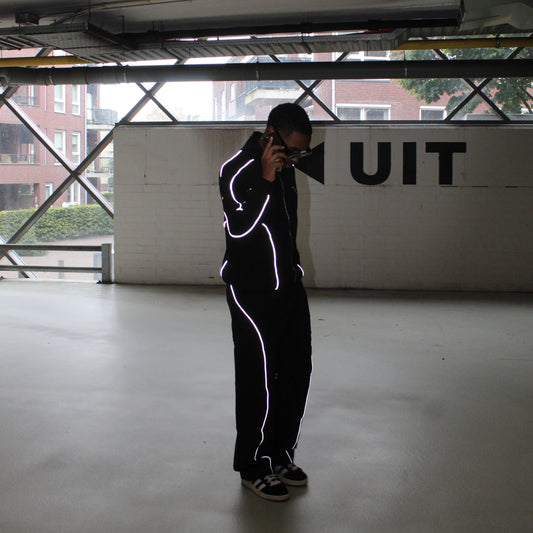 YOUNG Tracksuit Black Pants
