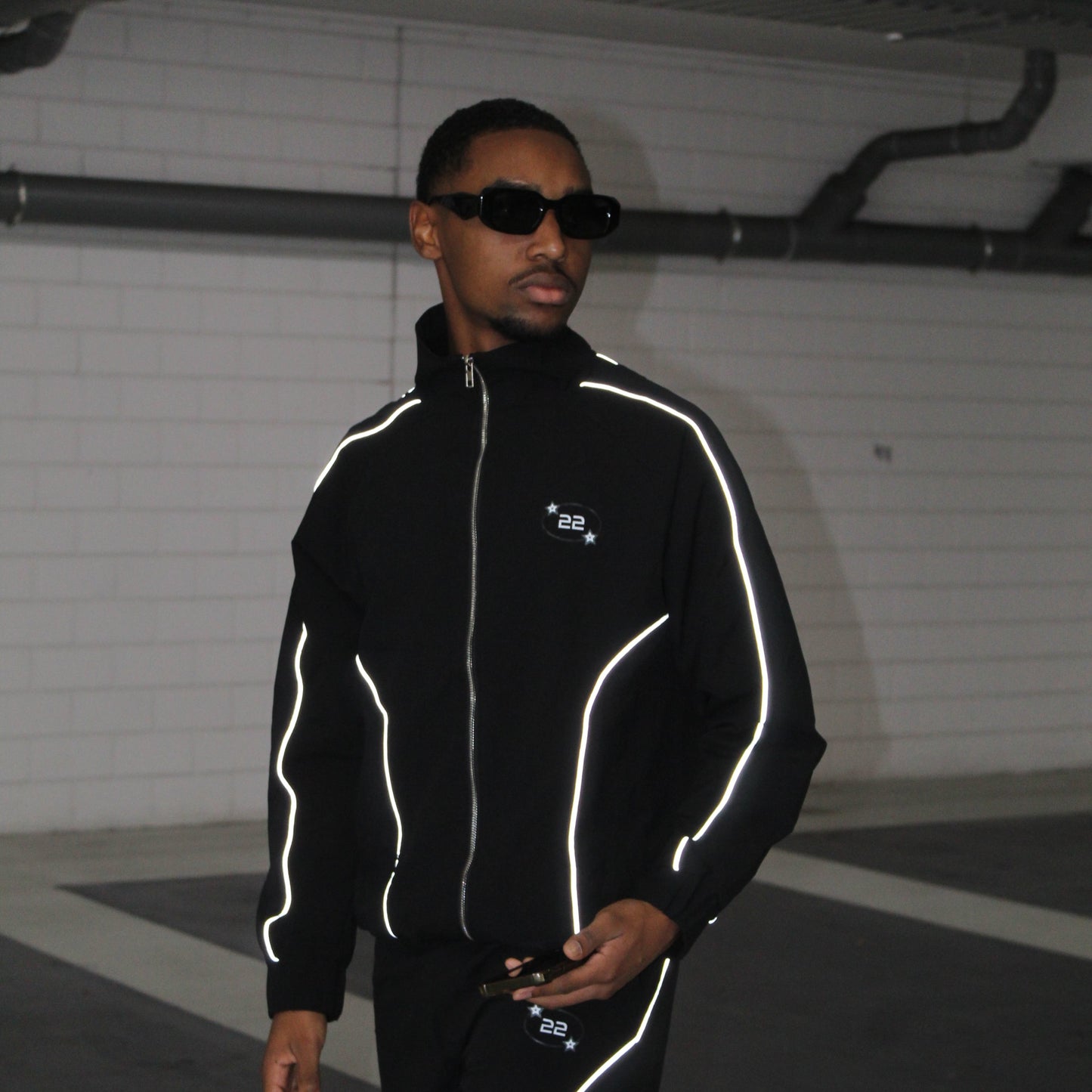 YOUNG Tracksuit Black Vest