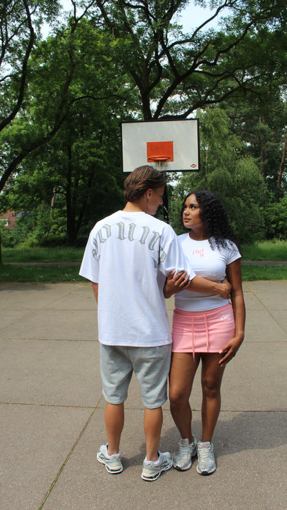 Pink summer skirt